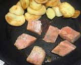 サーモン１切れでジャーマンポテト風作り方8写真