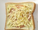 フライパンで簡単☆ハムチーズホットサンド作り方1写真