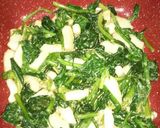 冷凍イカとほうれんそう味噌マヨソテー作り方5写真