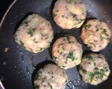激うま！ひき肉と大葉のいももち作り方5写真