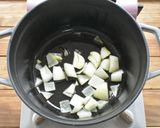 たらとじゃがいものニンニクスープ作り方3写真