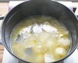 たらとじゃがいものニンニクスープ作り方4写真