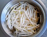 もやしのピリ辛かきたまスープ作り方1写真