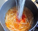 もやしのピリ辛かきたまスープ作り方6写真