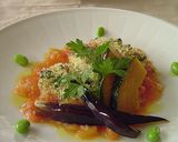 ＊ポテトの香草パン粉焼き夏野菜添え＊作り方9写真