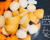 めんつゆで里芋と舞茸の炊き合わせ作り方3写真