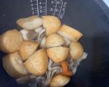 めんつゆで里芋と舞茸の炊き合わせ作り方9写真
