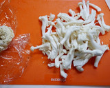 簡単！アスパラぶなぴーのお味噌汁作り方1写真