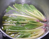 簡単！ほうれん草のおからパウダー和え作り方1写真