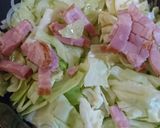 キャベツとにんにくのパスタ作り方6写真