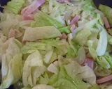 キャベツとにんにくのパスタ作り方7写真