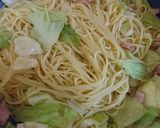 キャベツとにんにくのパスタ作り方11写真