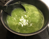 かんたん、きれい♪翡翠色の卵スープ作り方6写真