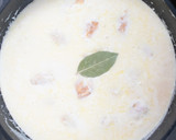 とろっ♪鶏団子とほうれん草のミルクスープ作り方9写真