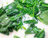 とろっ♪鶏団子とほうれん草のミルクスープ作り方10写真