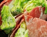 レタスと豚肉蒸し煮作り方1写真