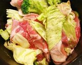 レタスと豚肉蒸し煮作り方2写真