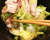 レタスと豚肉蒸し煮作り方3写真