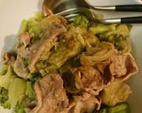 レタスと豚肉蒸し煮作り方4写真