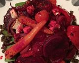 ピンク野菜とゴートチーズのローストサラダ作り方8写真