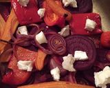 ピンク野菜とゴートチーズのローストサラダ作り方7写真