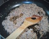 手抜き料理＠肉味噌うどんon温泉卵ღ作り方4写真