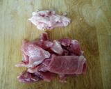 ヘルシー！いんげんと豚肉のごま味噌和え！作り方1写真