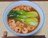 青梗菜の中華風餡掛けしょうゆラーメン作り方8写真
