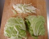 ヘルシー！キャベツのおひたし紅生姜風味！作り方1写真