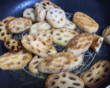 つまみ♡弁当♡鼻炎♡貧血♡照り焼き蓮根作り方5写真
