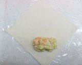 春野菜とえびのレモンクリーム春巻き作り方5写真