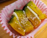お弁当に ★ かぼちゃのチーズはさみ焼き作り方3写真
