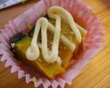 お弁当に ★ かぼちゃのチーズはさみ焼き作り方4写真