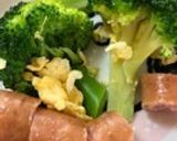 mブロッコリーと卵の中華マヨ炒め作り方17写真