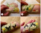 ひな祭りに♪ハッピー生春巻き作り方12写真