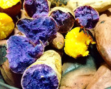紫芋の焼きいもは甘過ぎずポリフェノール作り方1写真