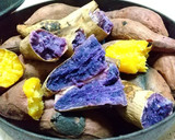 紫芋の焼きいもは甘過ぎずポリフェノール作り方2写真