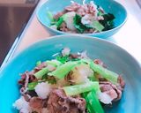 牛しゃぶと小松菜の下ろし和え作り方9写真