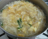 もやしと卵の味噌汁♪シャキふわ食感♪作り方4写真