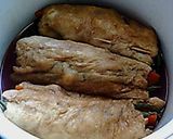 酒蒸し鳥のあげ巻き煮作り方3写真