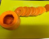 バターナッツ南瓜にツナブロ詰めたチーズ焼作り方9写真