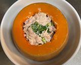 バターナッツ南瓜にツナブロ詰めたチーズ焼作り方15写真