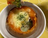 バターナッツ南瓜にツナブロ詰めたチーズ焼作り方18写真