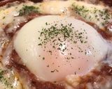 マッシュポテトのミートグラタン温泉卵乗せ作り方12写真