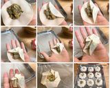 青じそ餃子(花餃子バージョン)作り方4写真