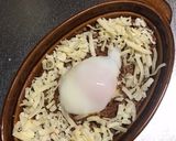 マッシュポテトのミートグラタン温泉卵乗せ作り方10写真