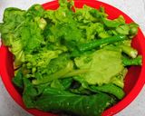 菜の花と豚バラのマスタードカレー作り方1写真