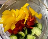 簡単ピクルス。色どり野菜作り方1写真