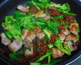 菜の花と豚バラのマスタードカレー作り方9写真