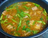 菜の花と豚バラのマスタードカレー作り方10写真